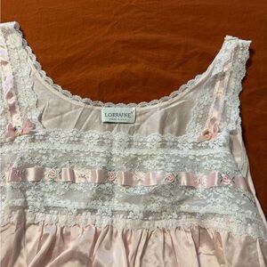 Lorraine Soft Pink Lace Chemise